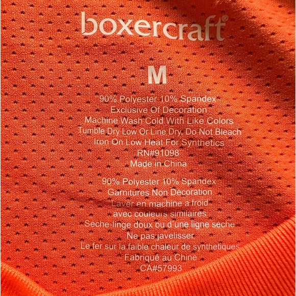 Boxercraft Orange Game Time Top - Picture 4 of 5